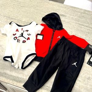 Air Jordan baby boy 3 piece outfit